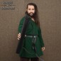 Carquois dorsal médiéval en cuir – Équipement de tir à l'arc fait main