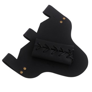 Grenouille de chasse pour épées et haches, véritable maroquinerie artisanale