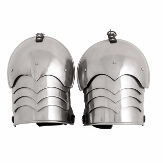Épaulières de chevalier médiévales, armure d'épaule fonctionnelle, calibre 16