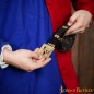 Ceinture médiévale en cuir d'Éric de Poméranie avec détails en laiton pur