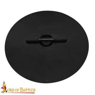 Bouclier anglo-saxon – Bouclier rond en bois avec umbo en acier