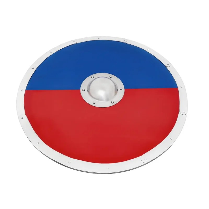 Bouclier anglo-saxon – Bouclier rond en bois avec umbo en acier