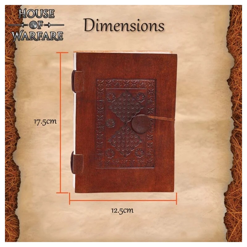 Journal médiéval en cuir