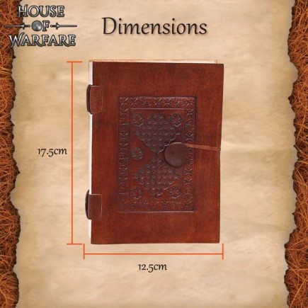 Journal médiéval en cuir