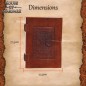 Journal médiéval en cuir