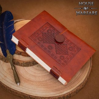 Journal médiéval en cuir
