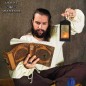 Journal médiéval en cuir avec fermoir et papier à reliure