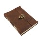 Journal médiéval en cuir avec cadenas