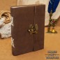 Journal médiéval en cuir avec cadenas