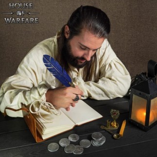 Journal médiéval en cuir fabriqué à la main
