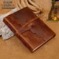 Journal médiéval en cuir fabriqué à la main