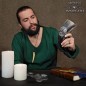 Corne à boire authentique de l'arbre de vie nordique « Yggdrasil »