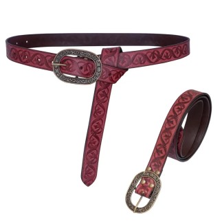 Ceinture en cuir fantaisie