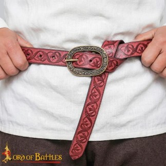 Ceinture en cuir fantaisie