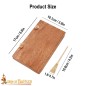 Tablette de cire romaine avec stylet en laiton pur, accessoire fonctionnel en bois