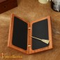 Tablette de cire romaine avec stylet en laiton pur, accessoire fonctionnel en bois