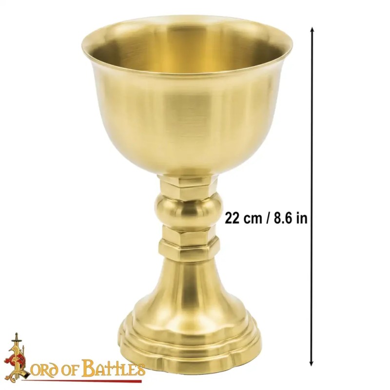 Calice en laiton finition nickel