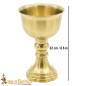 Calice en laiton finition nickel