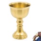 Calice en laiton finition nickel