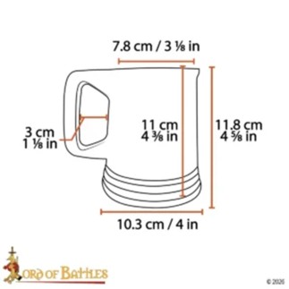 Chope de camping légère en aluminium