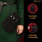 Bourse médiévale à cordon en cuir suédé – Sac pour pièces et accessoires style Renaissance