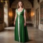 Ensemble médiéval irlandais composé d'une robe de dessus et d'une chemise brodée Ensemble médiéval irlandais composé d'une robe de dessus et d'une chemise brodée
