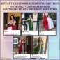 Ensemble médiéval irlandais composé d'une robe de dessus et d'une chemise brodée Ensemble médiéval irlandais composé d'une robe de dessus et d'une chemise brodée