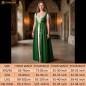 Ensemble médiéval irlandais composé d'une robe de dessus et d'une chemise brodée Ensemble médiéval irlandais composé d'une robe de dessus et d'une chemise brodée