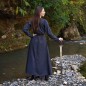 Robe viking en laine Astrid à tissage sergé en losange