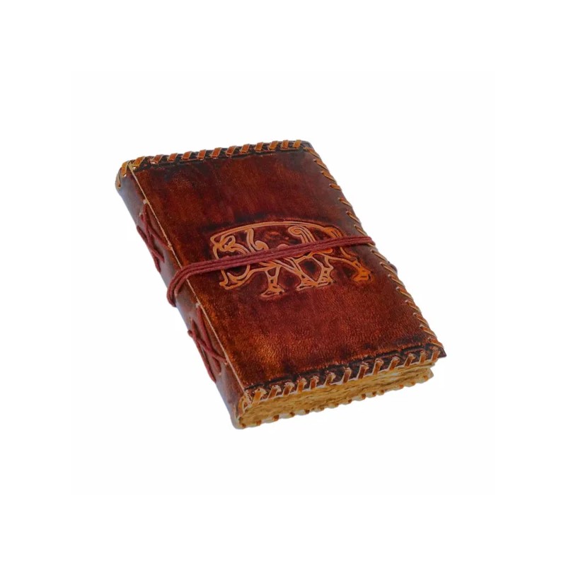 Journal médiéval en cuir du royaume de Mercie – Notes et journal intime Journal médiéval en cuir du royaume de Mercie – Notes et journal intime