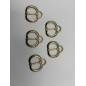 Passant de ceinture avec petit anneau 15e set 5pcs