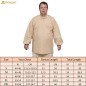 Chemise de style médiéval avec laçage