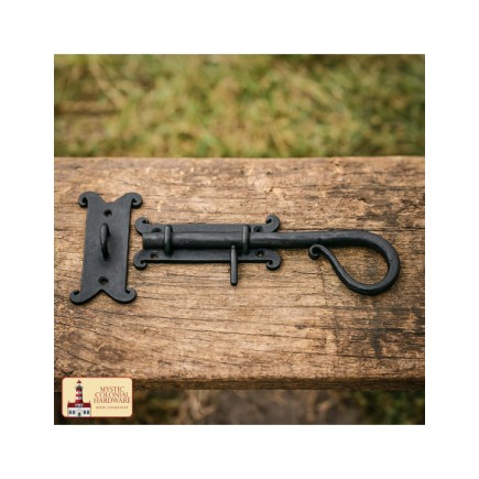 Verrou rustique de porte avec pêne coulissant