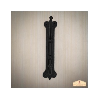 Porte-manteau mural rustique en fer forgé