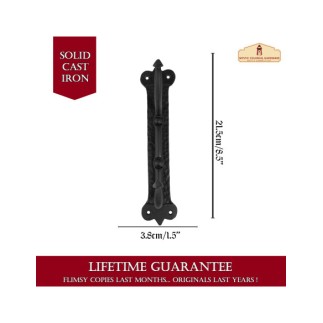 Porte-manteau mural rustique en fer forgé