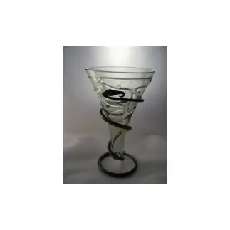 Verre Viking avec décor filé