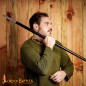 Flat Ended Medieval Spear Butt Cap Handcrafted Steel Accessory