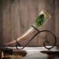 Brilliant Drinking Horn with Ornate Designs Handcrafted Genuine Ox Horn