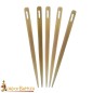 Medieval Embroidery Needles Set of 5 Handmade Genuine Bone Functional Accessory