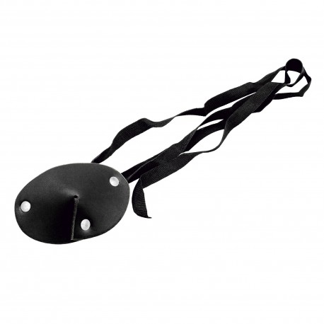 bandeau de pirate cuire noir