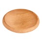 assiette en bois (dia 15cn)