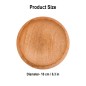 assiette en bois (dia 15cn)