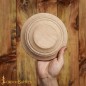 assiette en bois (dia 15cn)