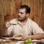 assiette en bois (dia 15cn)