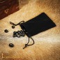Ensemble de pierres runiques médiévales vikings fabriquées à la main avec sac, accessoire de jeu Ensemble de pierres runiques médiévales vikings fabriquées à la main avec sac, accessoire de jeu