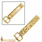 Boucle de ceinture Viking en laiton massif pur, accessoire fonctionnel Boucle de ceinture Viking en laiton massif pur, accessoire fonctionnel