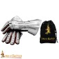gantelet d'armure acier 1.6mm
