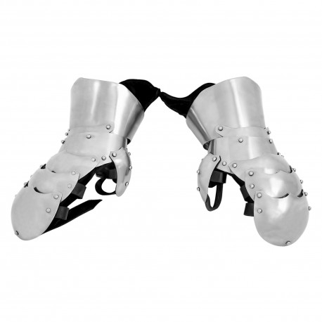 gantelet d'armure acier1.6mm