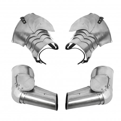 Protection de bras est épaules, pièces d'armure