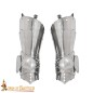 15th century Gothic Knight Leg Armor 16 gauge